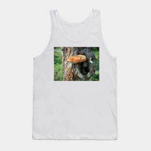 Mushroom on tree trunk Tank Top